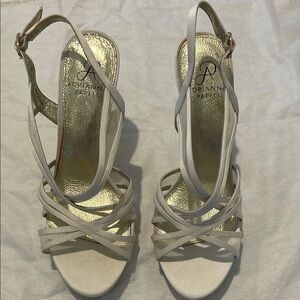 Adrianna Papell White Strappy Sandals
